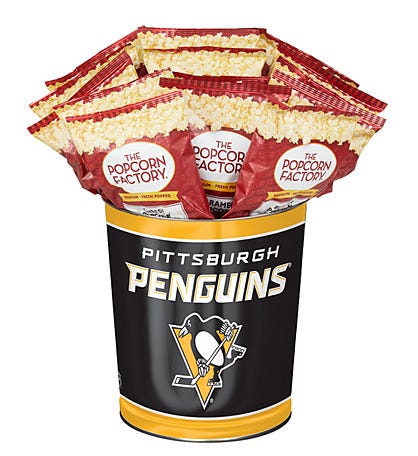 Pittsburgh Penguins 3 Flavor Popcorn Tin